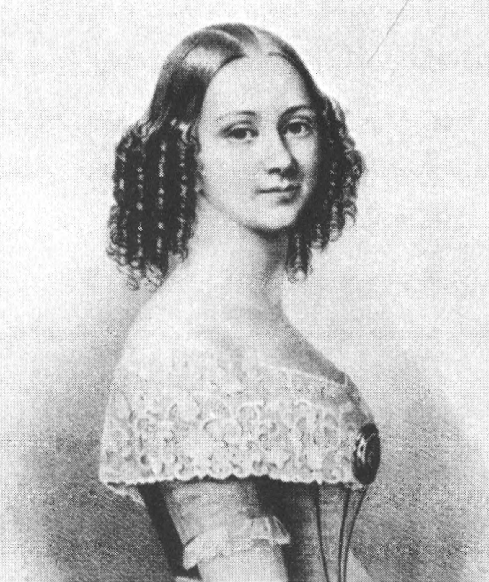 Портрет певицы Йенни Линд, 1845 г.