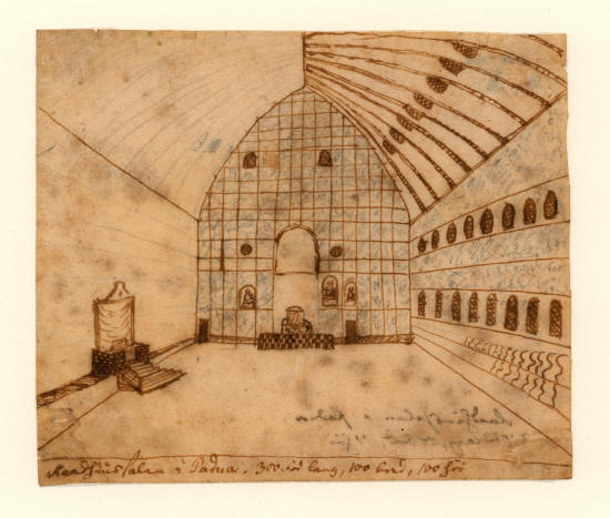 Х.К. Андерсен. Площадь Падуя (Падуя), Италия. 19 апреля 1834 года