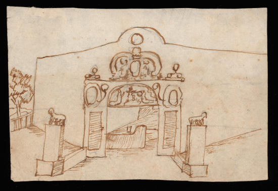 Х.К. Андерсен. Сиенские ворота. Сиена, Италия. 4 апреля 1834 года
