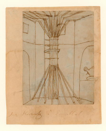 Х.К. Андерсен. В часовне. Флоренция, Италия. 1834 год