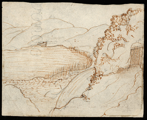 Х.К. Андерсен. Пещера Хундегроттен на озере Аньяно, Италия. 14 марта 1834 года