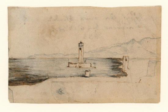 Х.К. Андерсен. Вид из нашего окна в Ливорно, Италия, 6 октября 1833 года