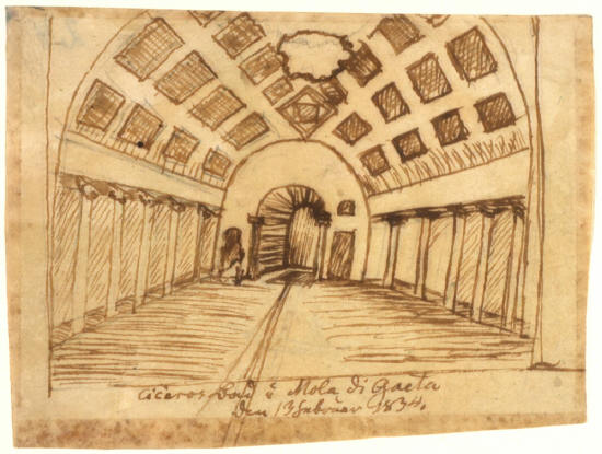 Х.К. Андерсен. Купальня Цицерона в Мола-ди-Гаэта Мола-ди-Гаэта, Италия. 13 февраля 1834 года 