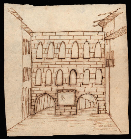 Х.К. Андерсен. Ворота Босари, Верона, Италия. 24 апреля 1834 года