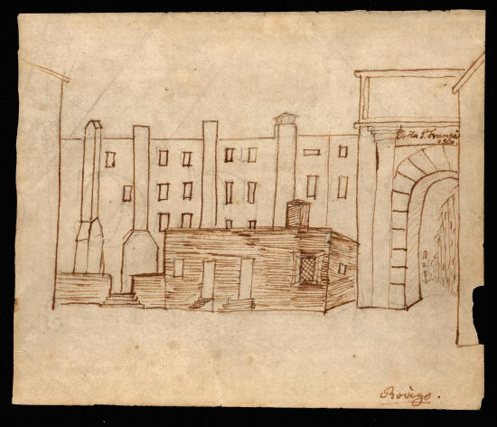 Х.К. Андерсен. Ворота С. Франциско, Ровиго, Италия. 18 апреля 1834 года