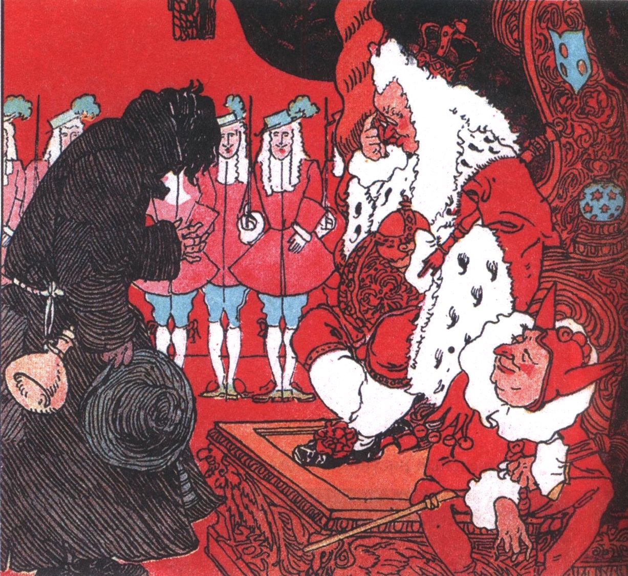 Иллюстрация к сказке «Принцесса и Свинопас»