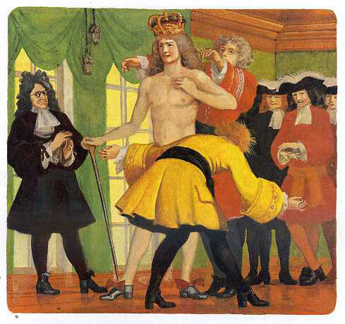 Иллюстрации Анастасии Архиповой к сказке «Новый наряд короля»
