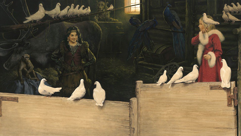 Иллюстрации Баграма Ибатуллина к сказке «Снежная королева»