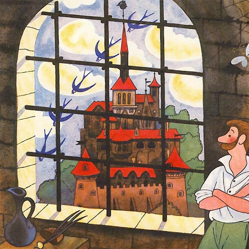Иллюстрации Виктора Чижикова к сказке «Огниво»