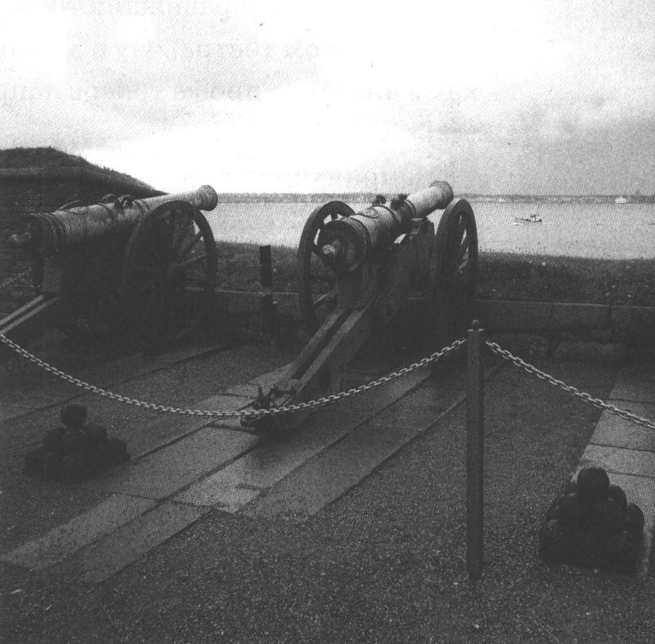 Илл. 3. Береговые батареи Кронборга, обращенные к проливу
