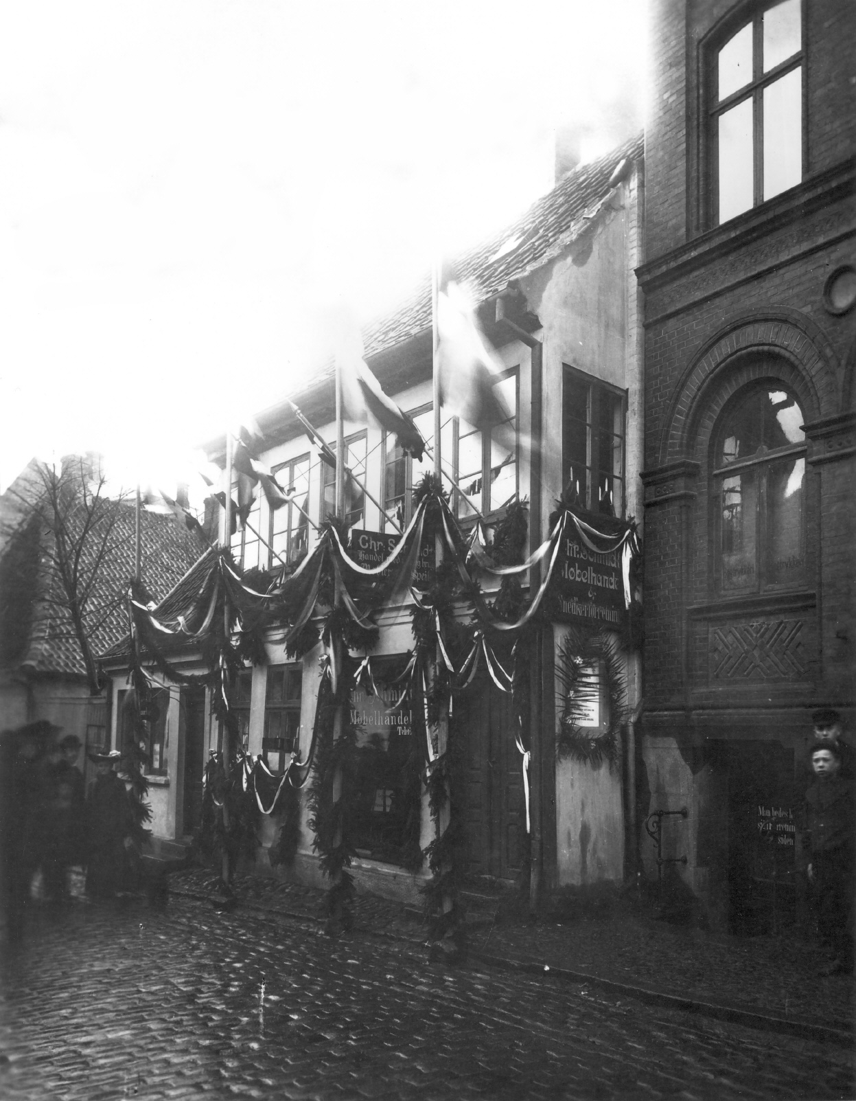 Мюнкемёллестрэде, 3, Оденсе. Дом детства Х.К. Андерсена. 1905