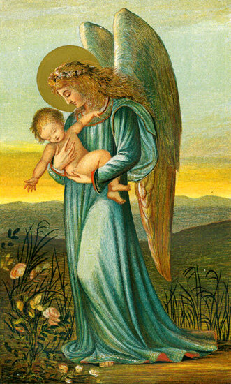 Иллюстрации Элеанор Вейр Гордон Бойл к сказке «Ангел»