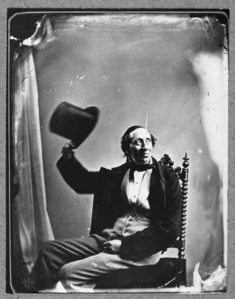 Ханс Кристиан Андерсен. Фотограф Хенрик Тилеманн, 1865