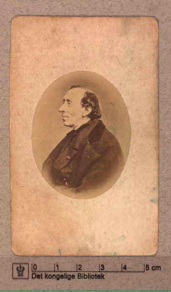 Ханс Кристиан Андерсен. Фотограф Карл Бех, 1867