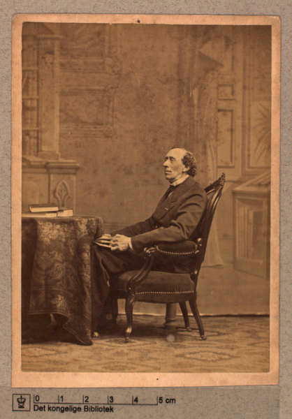 Ханс Кристиан Андерсен. Фотограф И.Б. Мельхиор, 1868