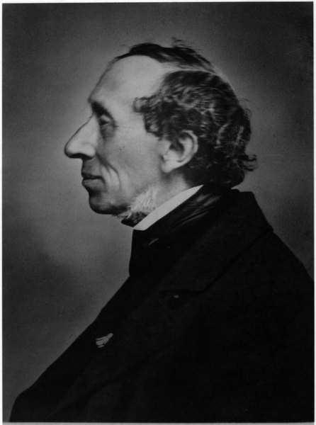 Ханс Кристиан Андерсен. Фотограф И.Б. Мельхиор, 1869