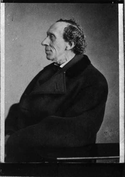 Ханс Кристиан Андерсен. Фотограф Тора Халлагер, 1869