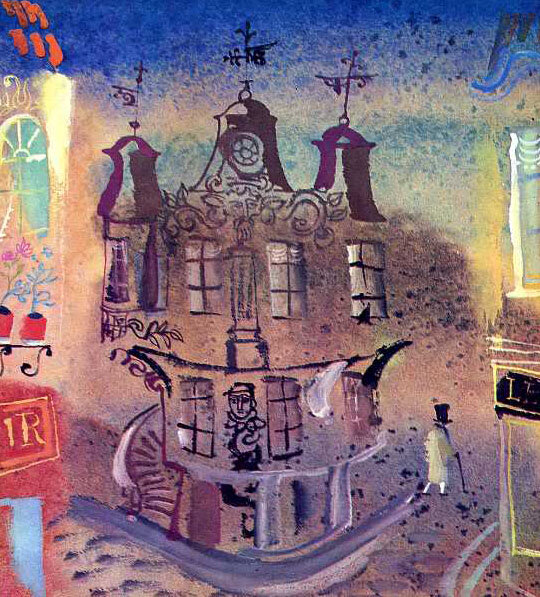 Иллюстрации Г.А.В. Траугот к сказке «Старый дом»