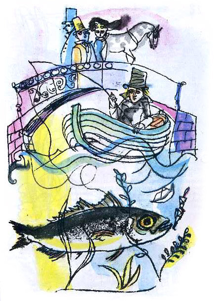 Иллюстрации Г.А.В. Траугот к сказке «Стойкий оловянный солдатик»