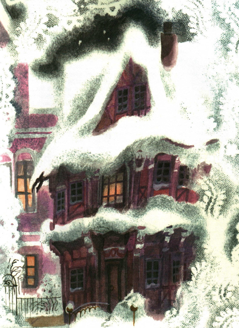Иллюстрации Ники Гольц к сказке «Старый дом»