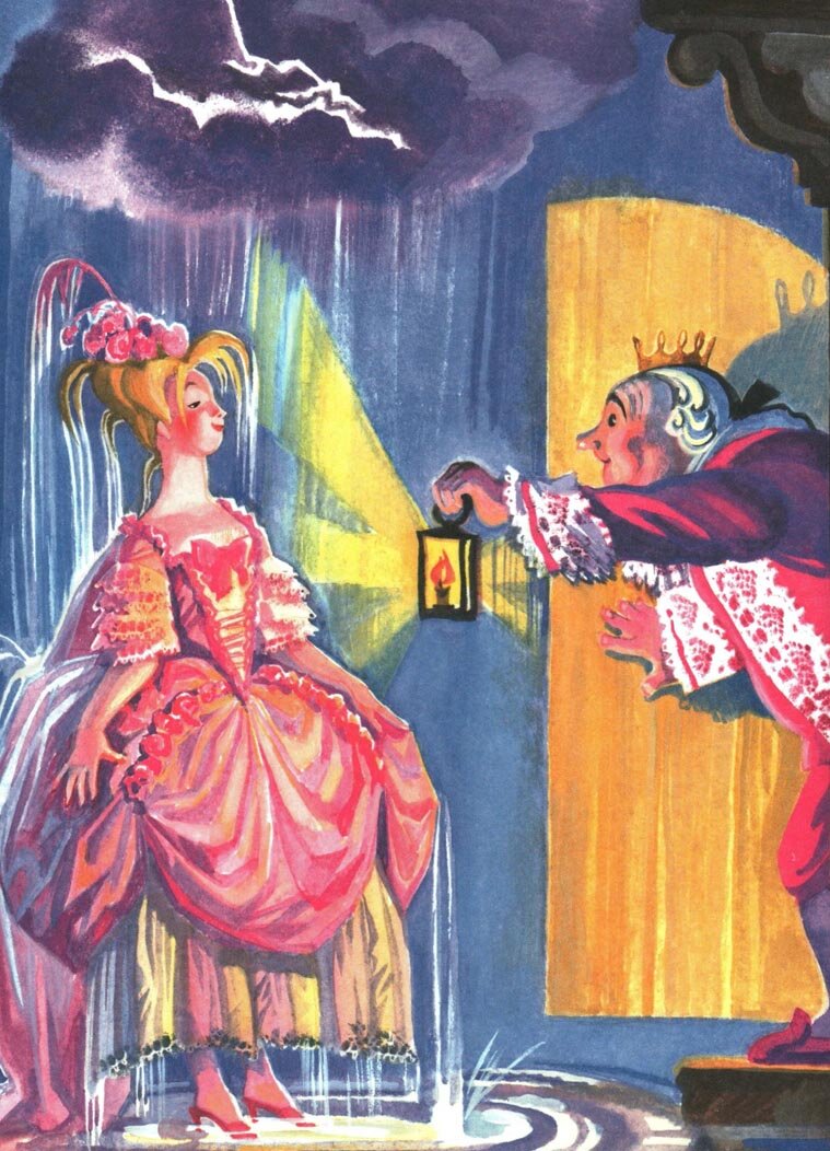 Иллюстрации Ники Гольц к сказке «Принцесса на горошине»