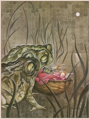 Иллюстрации Арлин Грастон к сказке «Дюймовочка»