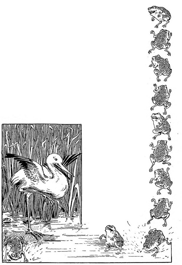 Иллюстрации Хелен Стрэттон к сказке «Аисты»