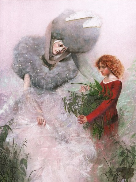 Иллюстрации Надежды Илларионовой к сказке «Дикие лебеди»
