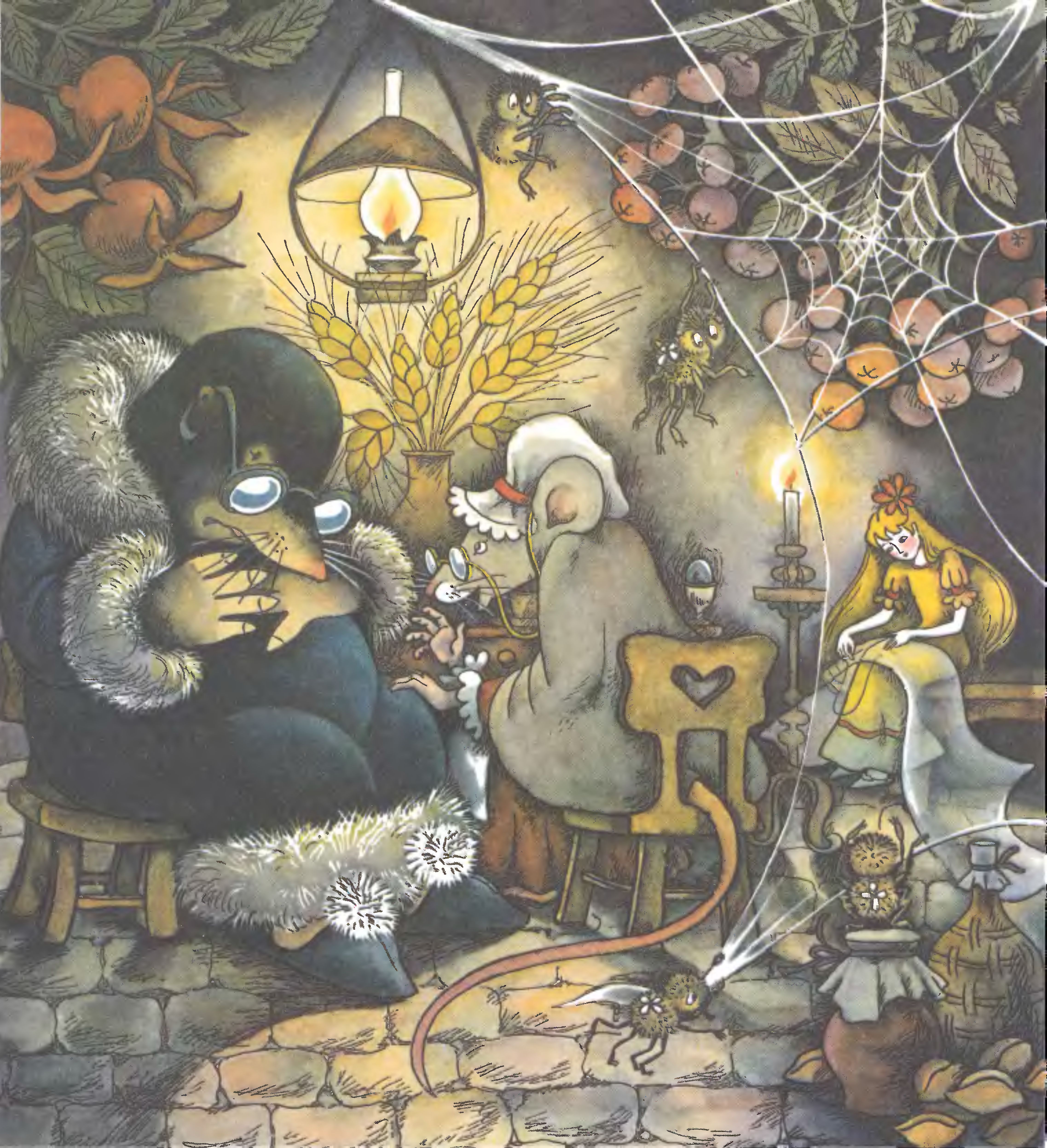 Иллюстрации Натальи Князьковой к сказке «Дюймовочка»