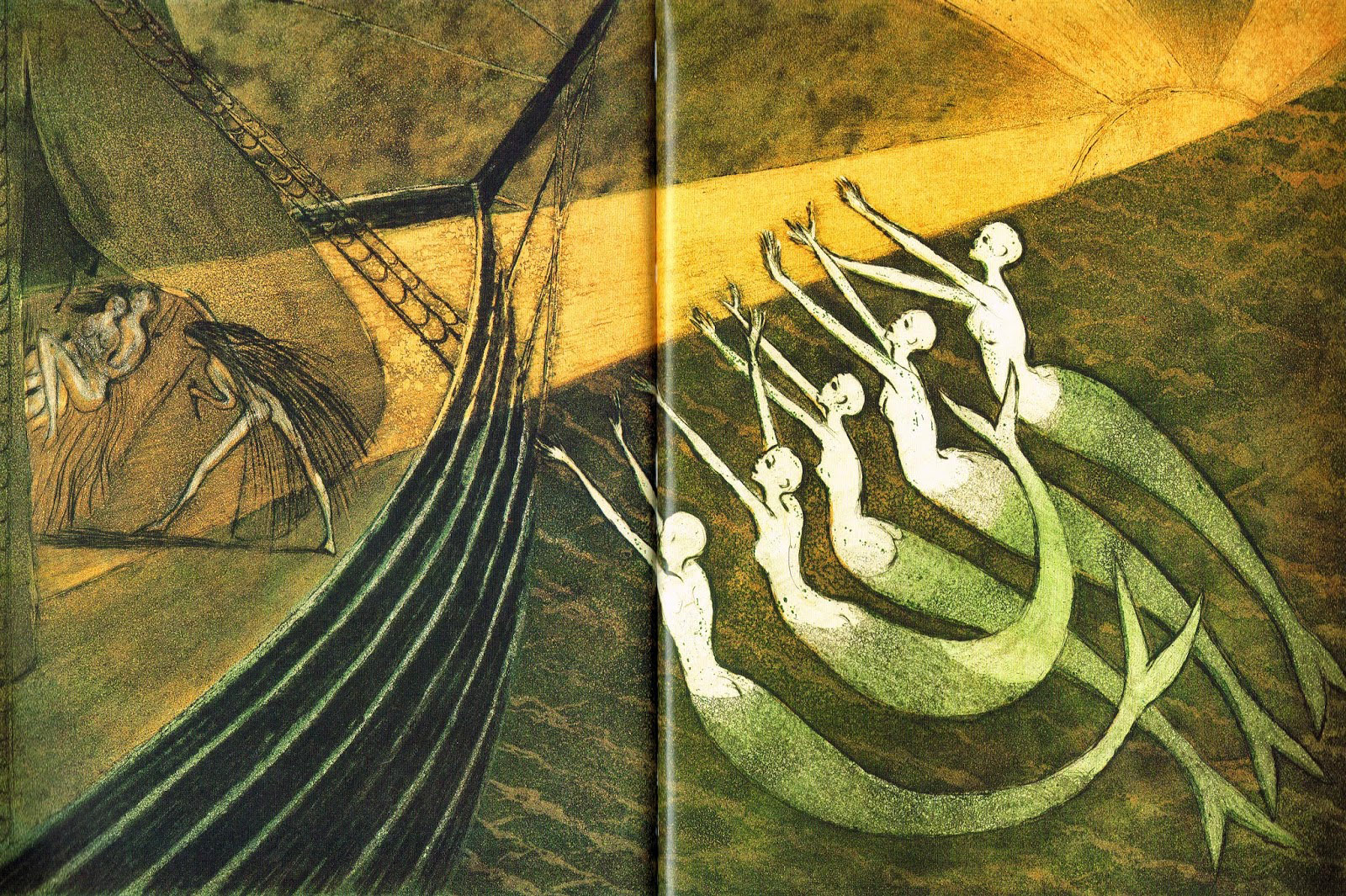 Иллюстрации Ларса Бо к сказке «Русалочка»