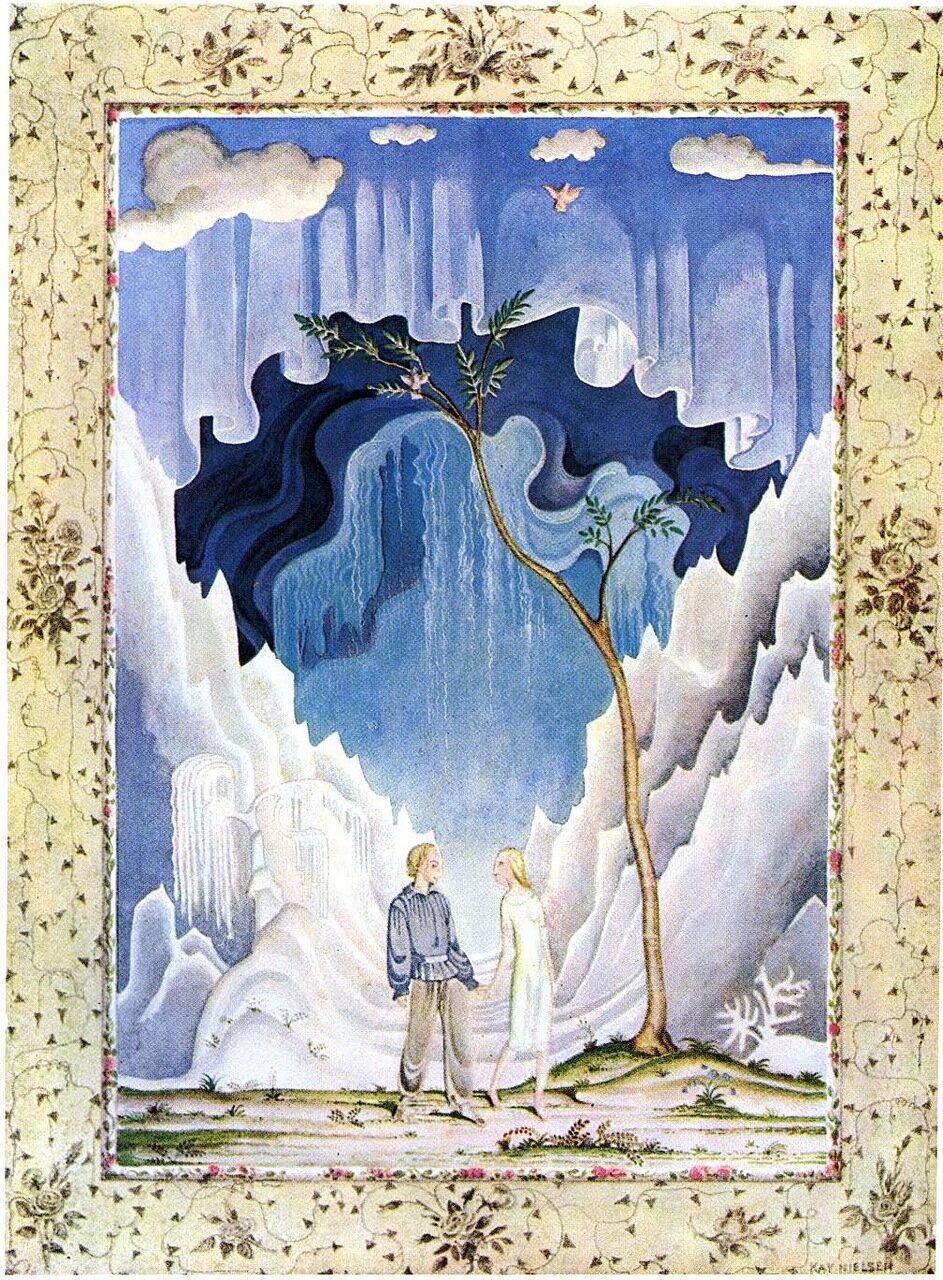 Иллюстрации Кея Нильсена к сказке «Снежная королева»
