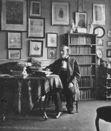 Андерсен в своем кабинете, Нюхавн, 18