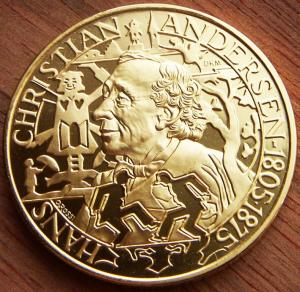 Памятная медаль «200 лет со дня рождения Х.К. Андерсена» (2005)