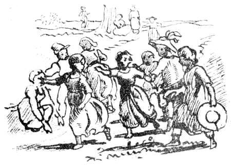 Иллюстрации Вильхельма Педерсена к сказке «С крепостного вала»