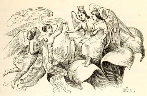 Иллюстрации Вильхельма Педерсена к сказке «Дюймовочка»