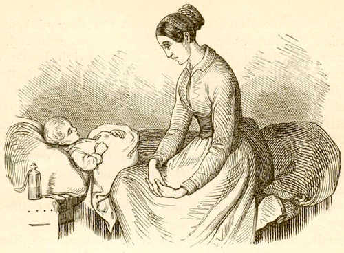 Иллюстрации Вильхельма Педерсена к сказке «История одной матери»