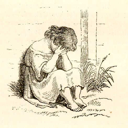 Иллюстрации Вильхельма Педерсена к сказке «Сердечное горе»