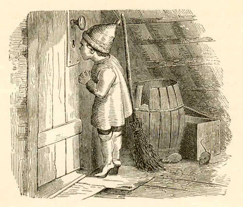 Иллюстрации Вильхельма Педерсена к сказке «Домовой у лавочника»