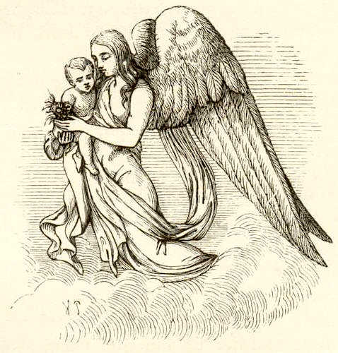 Иллюстрации Вильхельма Педерсена к сказке «Ангел»