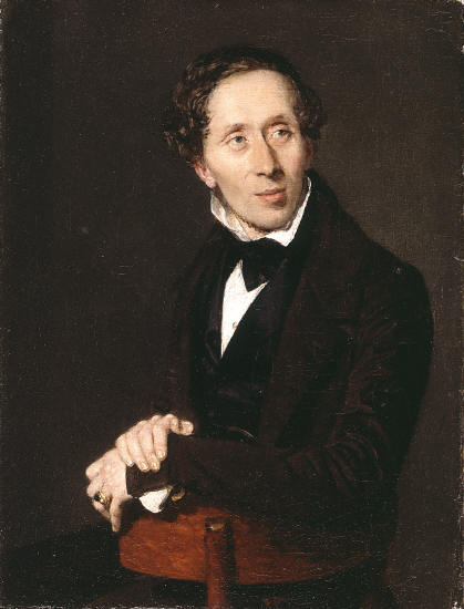 Портрет Х.К. Андерсена (1836 г.). Художник Кристиан Альбрехт Дженсен (1792—1870)