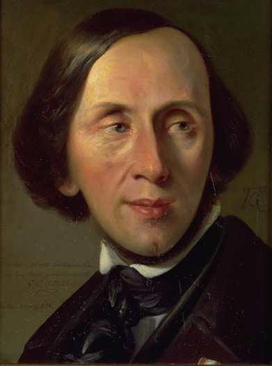 Портрет Х.К. Андерсена (1 марта 1846 г.). Художник Август Грахл (1791—1868)