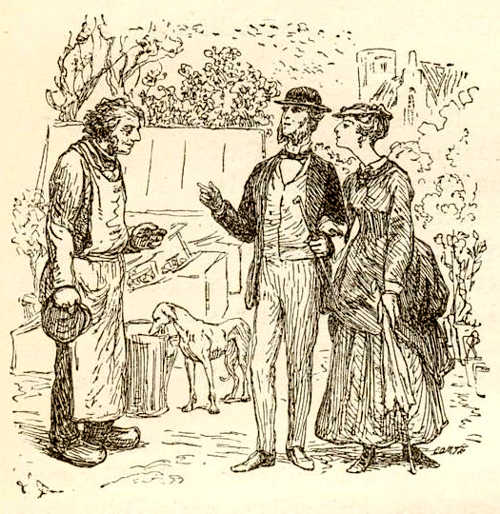 Иллюстрации Лоренца Фрюлиха к сказке «Садовник и господа»