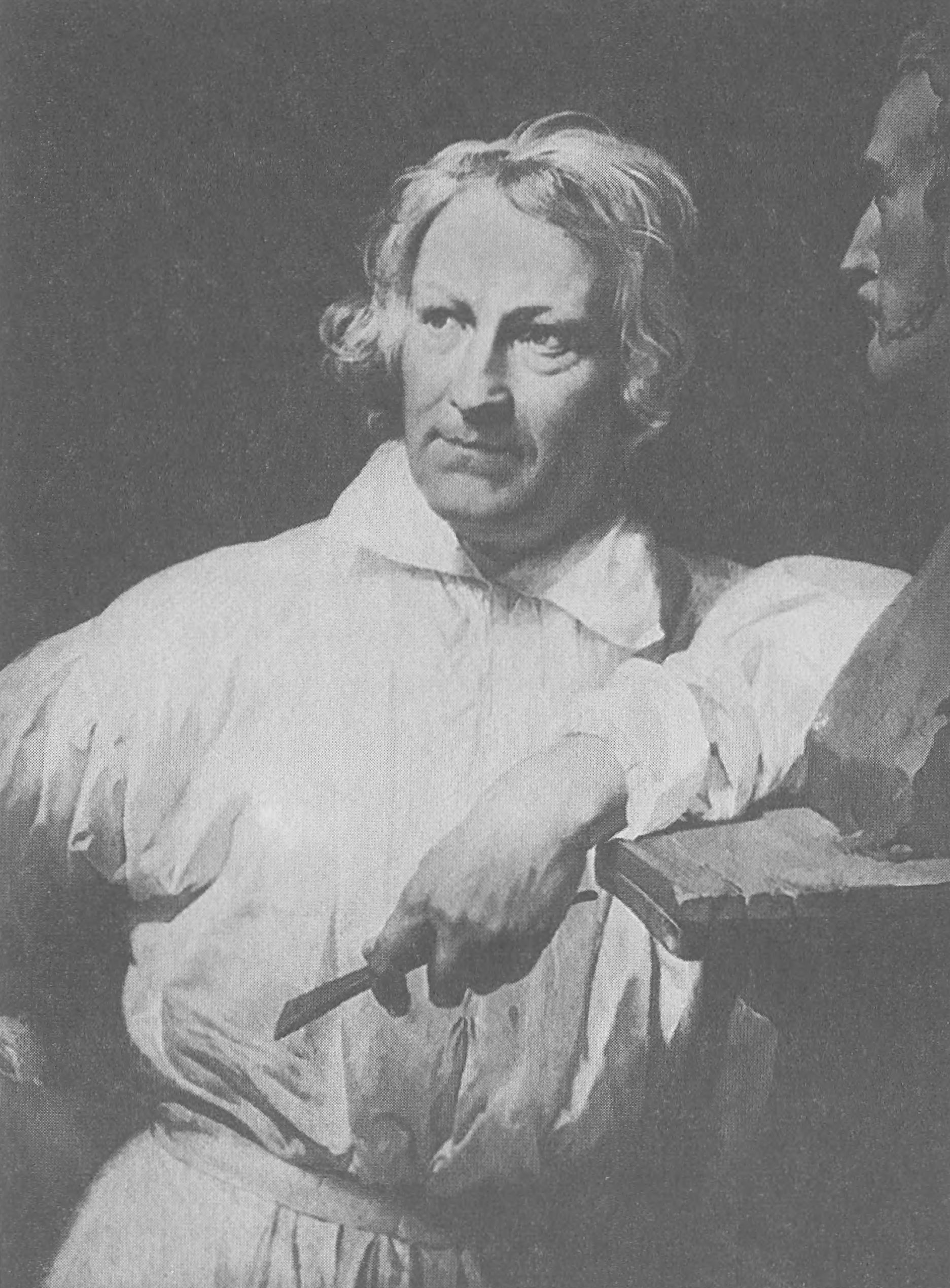 Скульптор. Бертель Торвальдсен, близкий друг писателя. Портрет работы О. Верне