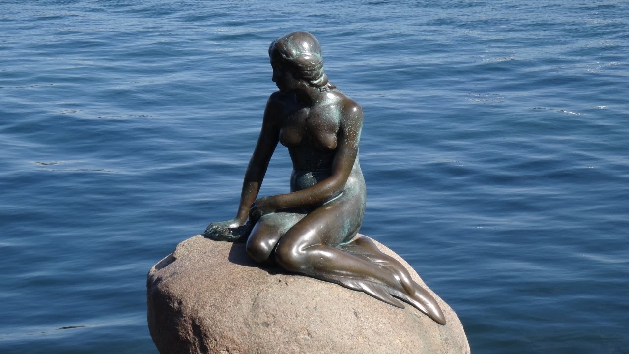 Скульптура «Русалочка» в Копенгагене
