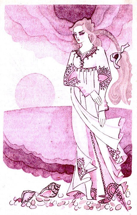 Иллюстрации Тамары Юфа к сказке «Дикие лебеди»