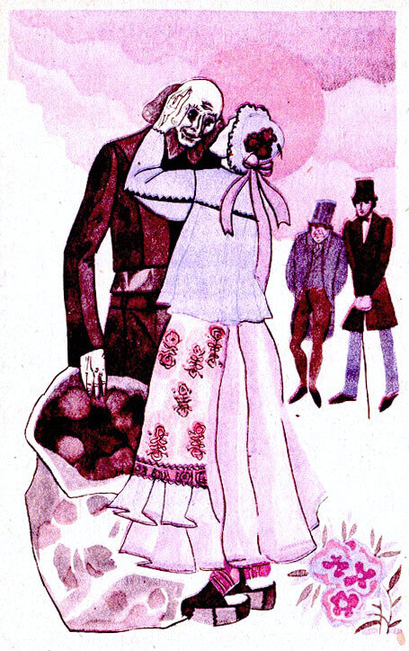 Иллюстрации Тамары Юфа к сказке «Что муженек ни сделает, все хорошо»