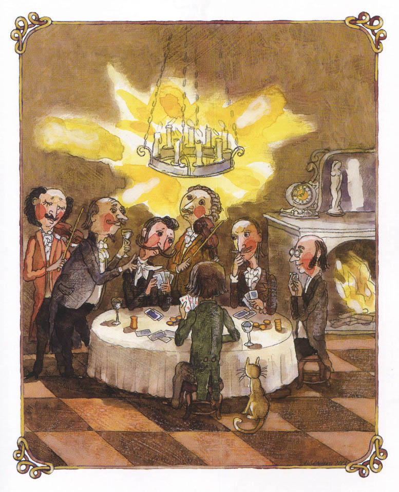 Иллюстрации Дмитрия Трубина к сказке «Огниво»